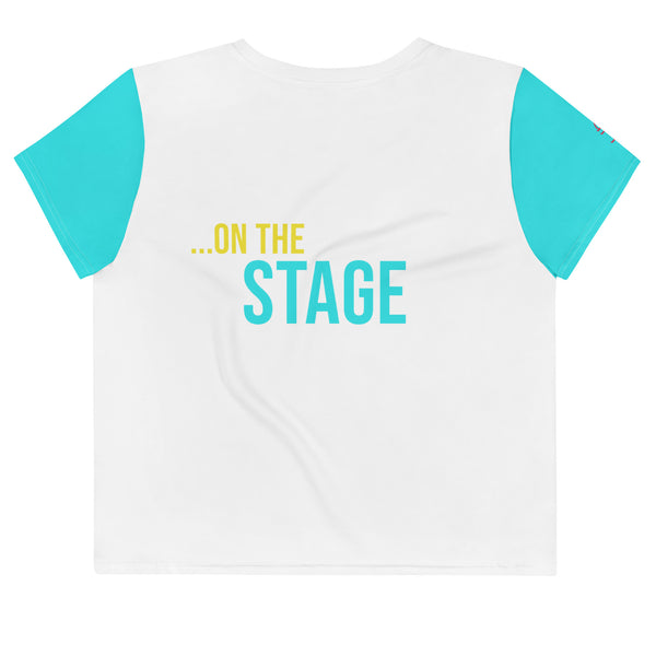 You Can Can't Find Her on the Stage Crop Tee
